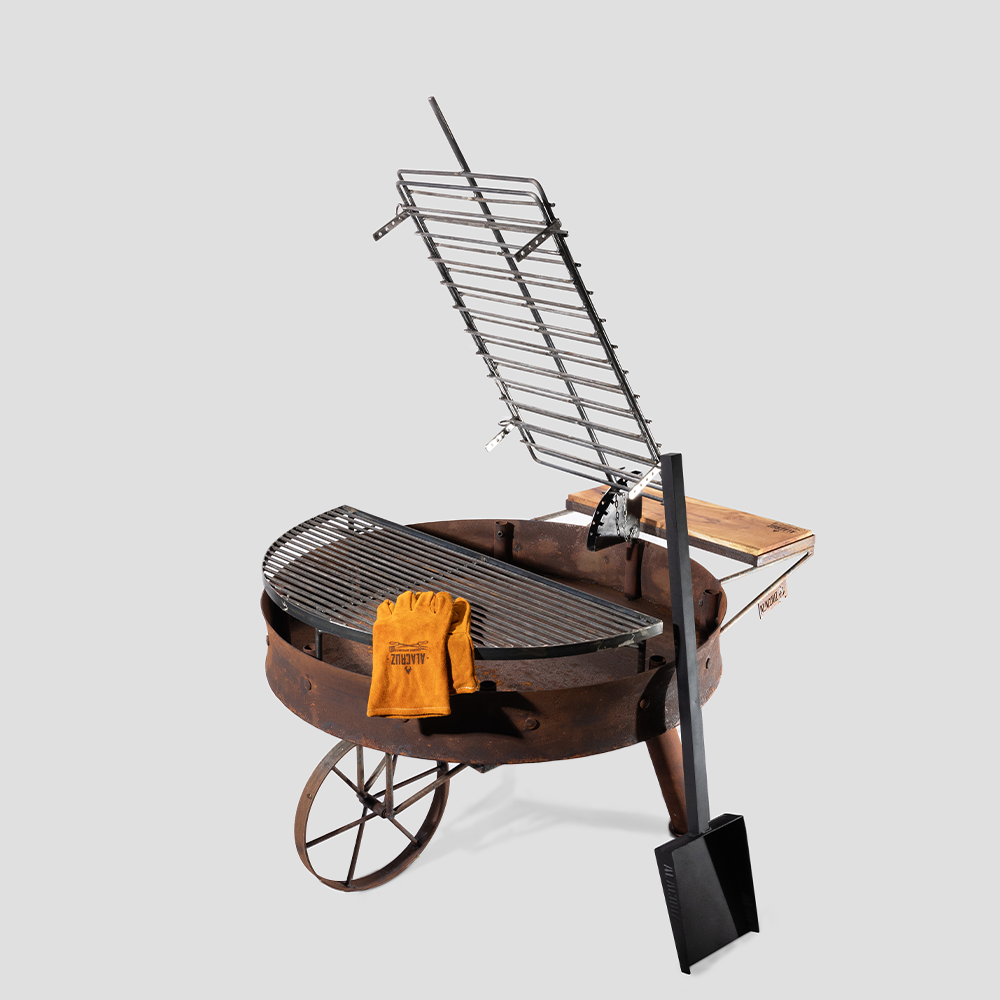 Campero 100 Open Fire Grill / Rust